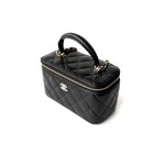 Chanel Vanity Case Bag in Quilted Lambskin